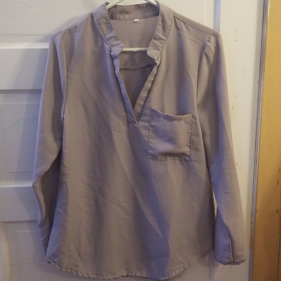 Womens gray blouse - Picture 1 of 5
